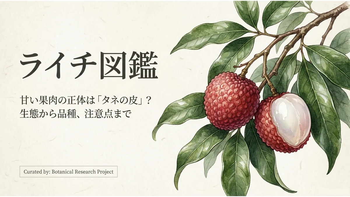 ライチ図鑑:甘い果肉の正体は「タネの皮」?生態から品種、注意点まで