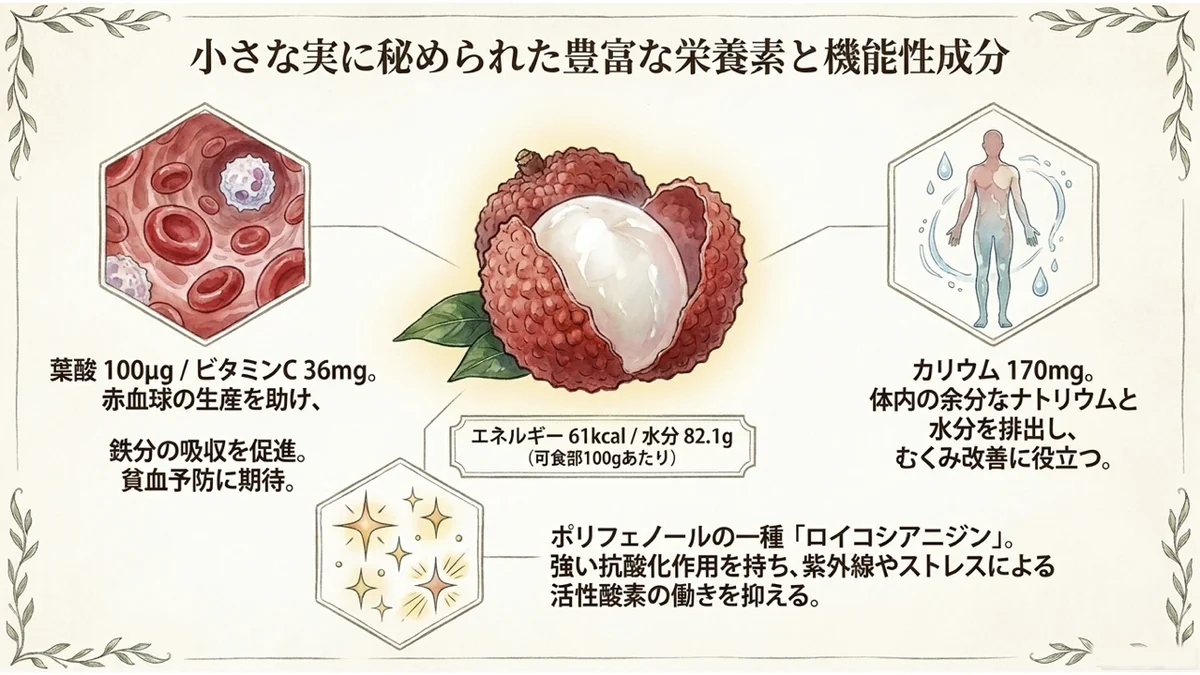 小さな実に秘められた豊富な栄養素と機能性成分