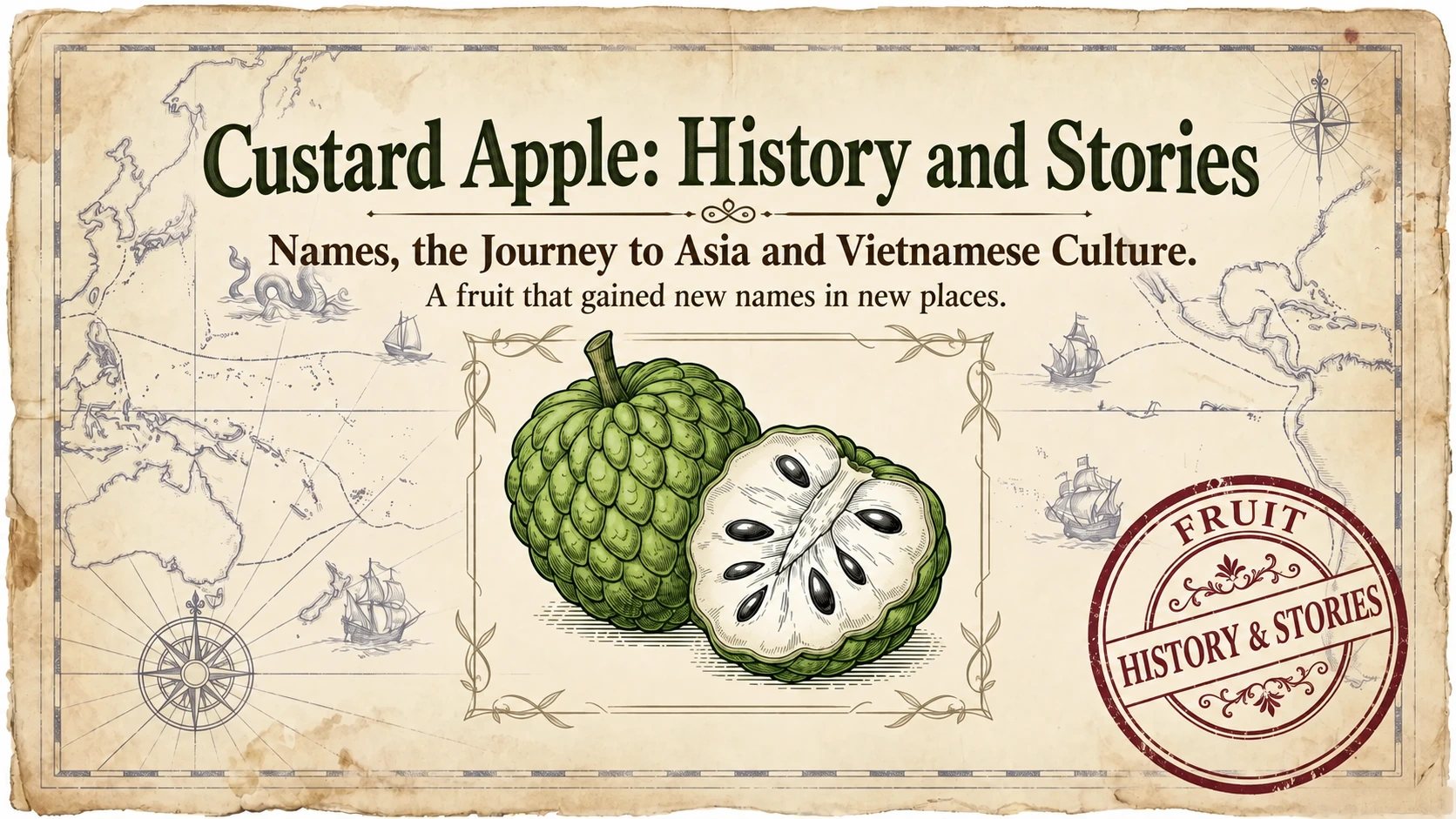 Custard Apple: History and Stories — Names, Asia and Tết Culture