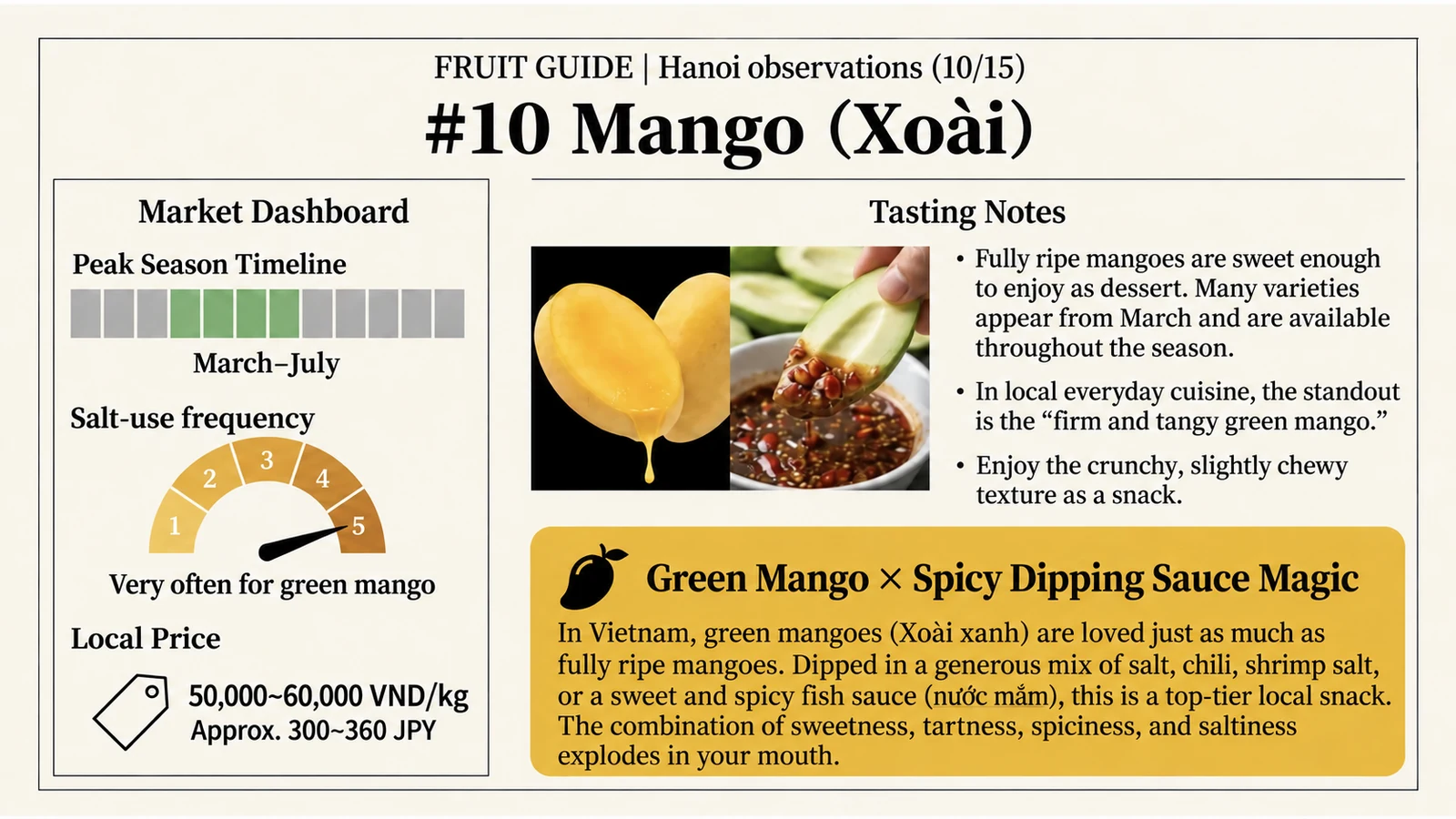 Mango at a glance — English version of the Japanese infographic
