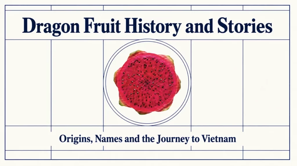 Dragon Fruit History and Stories cover: origins, names and the journey to Vietnam