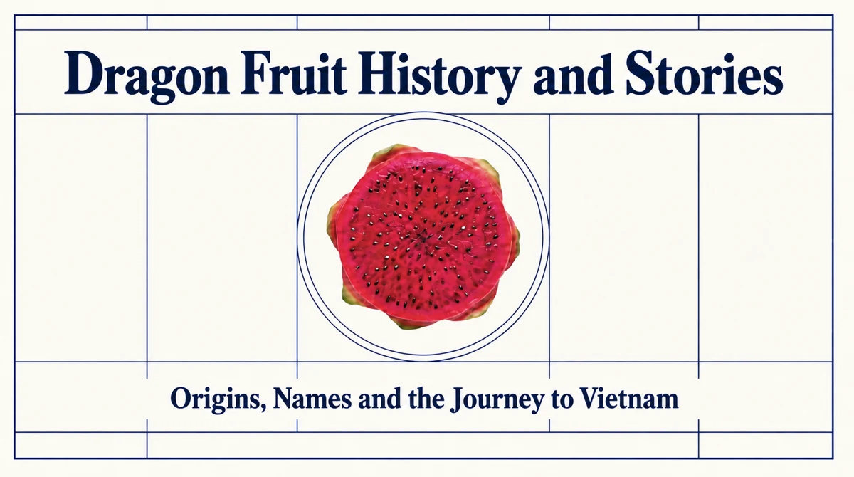 Dragon Fruit History and Stories cover: origins, names and the journey to Vietnam