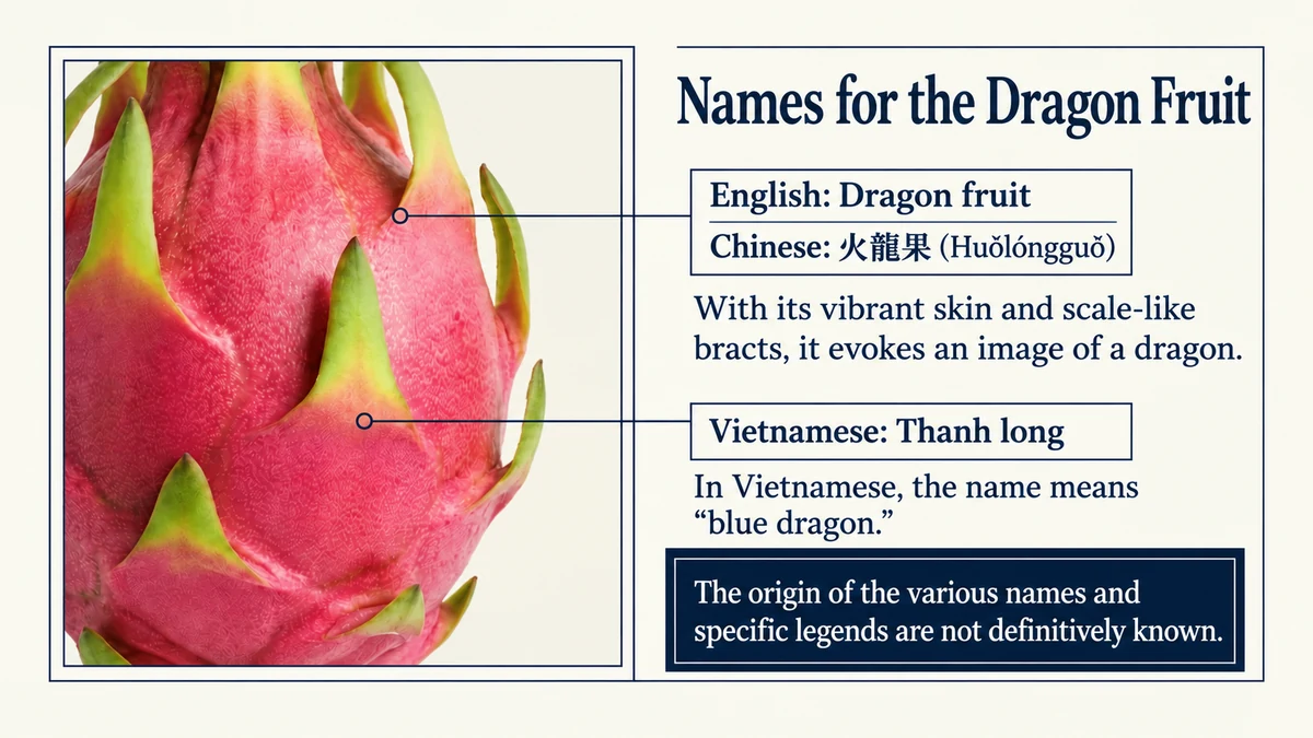 English, Chinese and Vietnamese names, with uncertain chronology