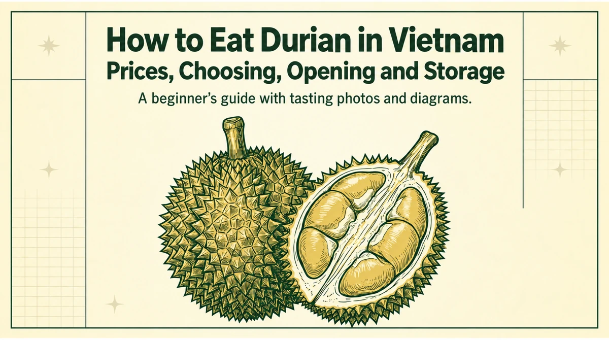 How to Eat Durian in Vietnam: prices, choosing, opening and storage