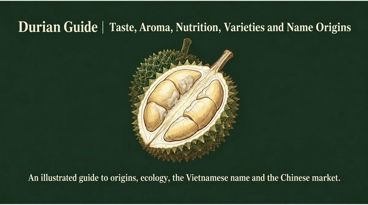 Durian guide: taste, aroma, nutrition, varieties and name origins
