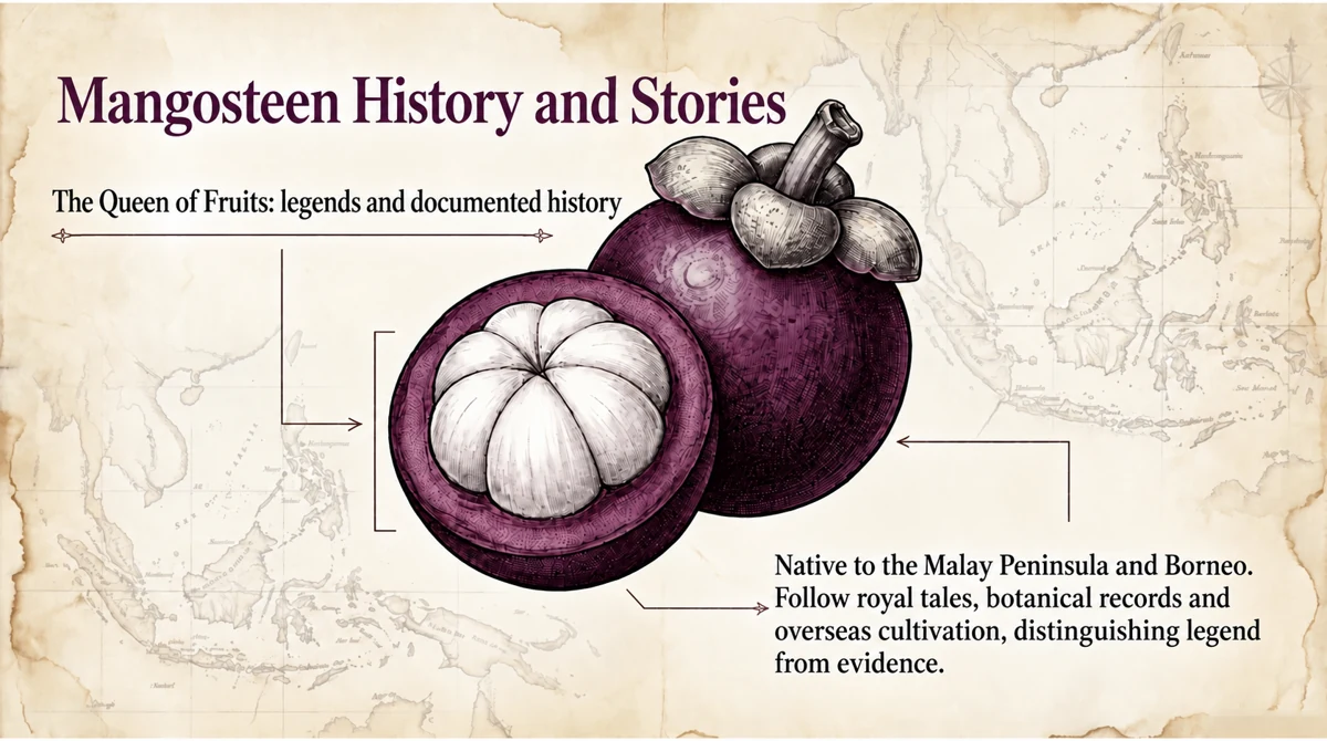 Mangosteen History and Stories: The Queen of Fruits, Legends and Records