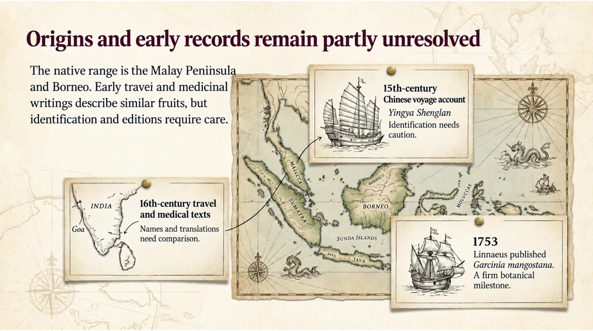 Identifying fruit in early records requires care.