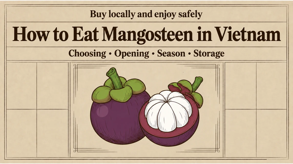 How to Eat Mangosteen in Vietnam: Choosing, Opening, Season and Storage
