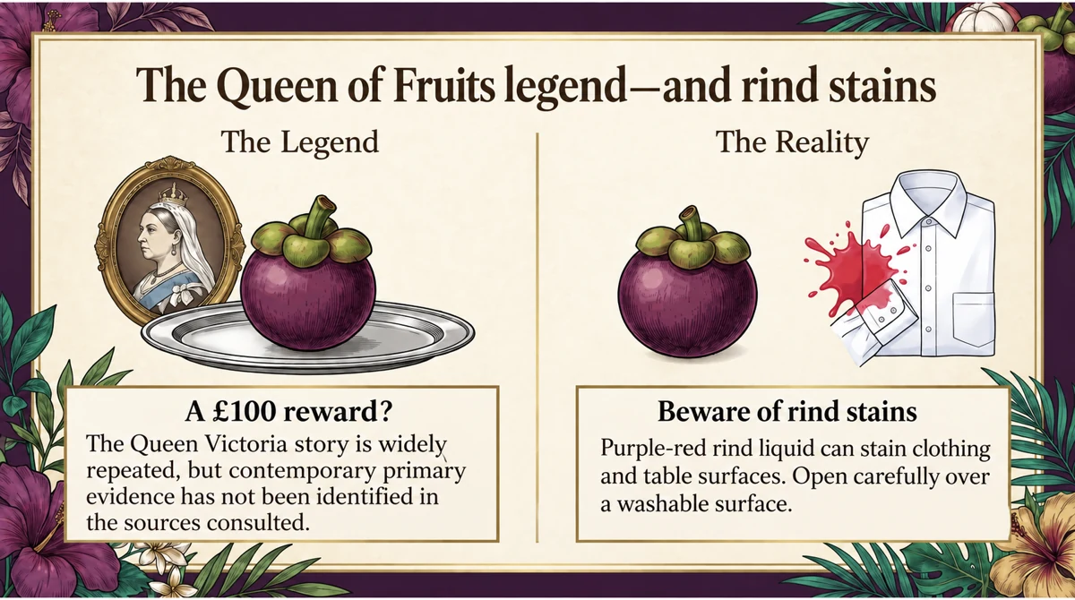 The royal reward story remains an unverified legend.