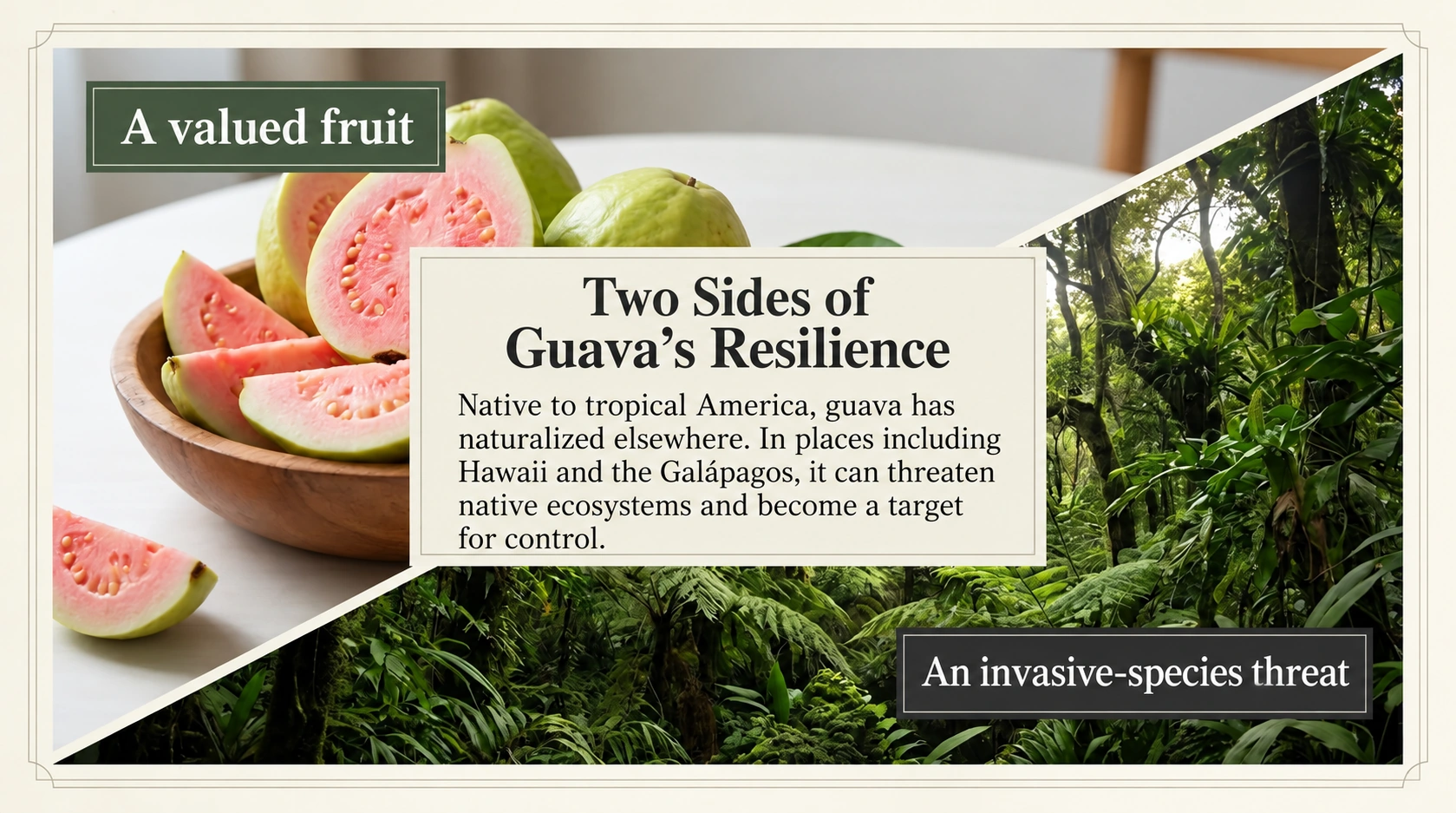 Guava and invasive species