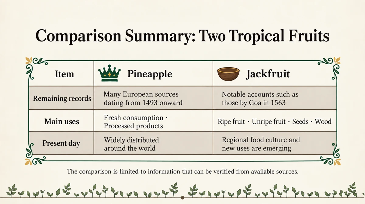 The comparison is limited to documented evidence and different regional relationships.