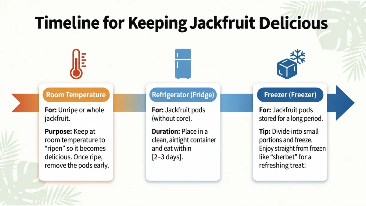 Ripen whole fruit, refrigerate prepared flesh and freeze for longer storage. Follow product labels.