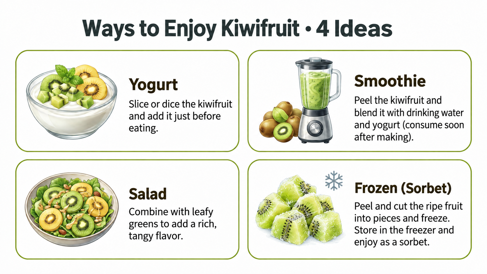 Simple serving ideas