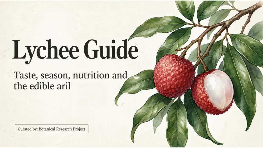 Lychee Guide — taste, season, nutrition and the edible aril