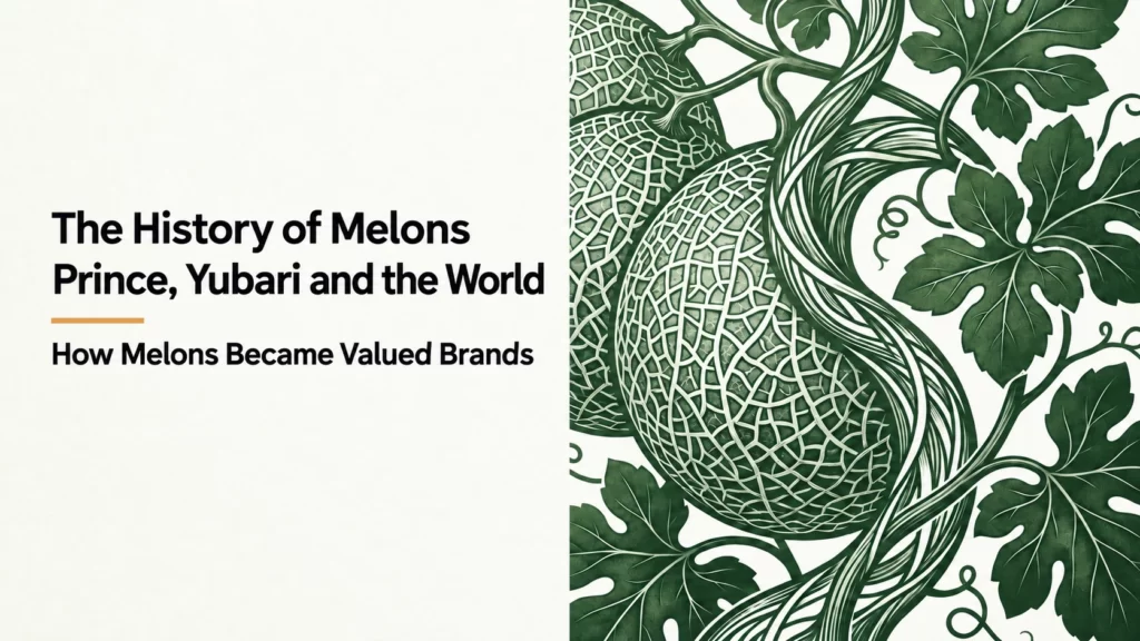 Melon history through Prince, Yubari and examples from around the world
