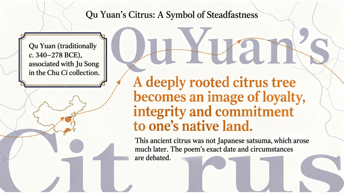 A deeply rooted tree becomes a literary symbol of integrity.