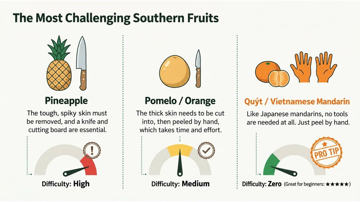 An easy fruit to enjoy by hand, with no cutting equipment required.