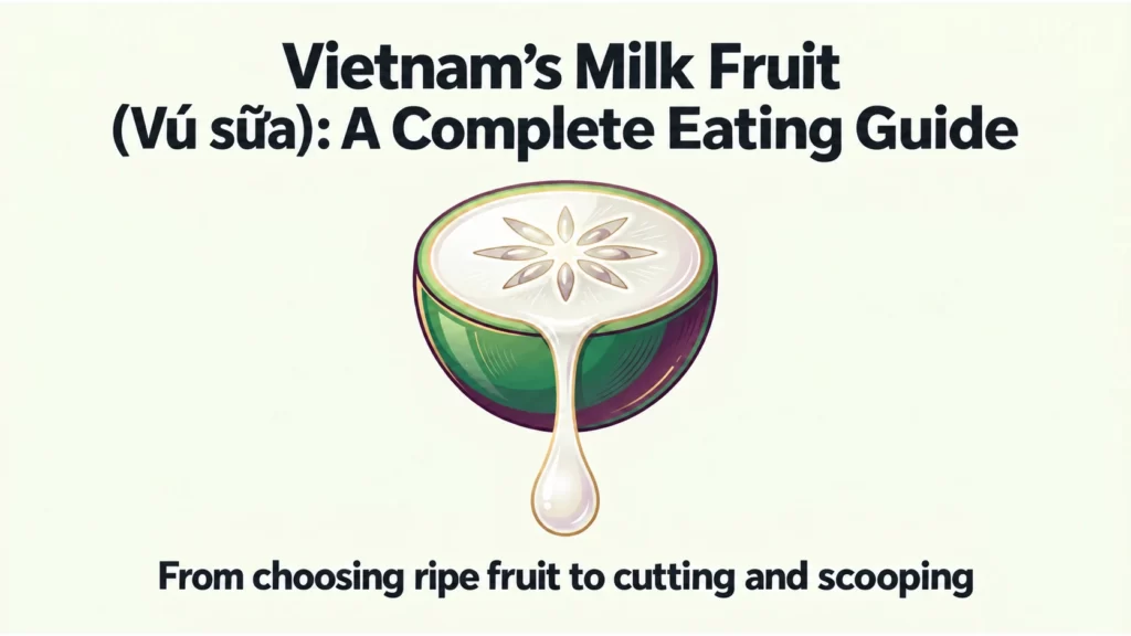 Milk fruit eating guide