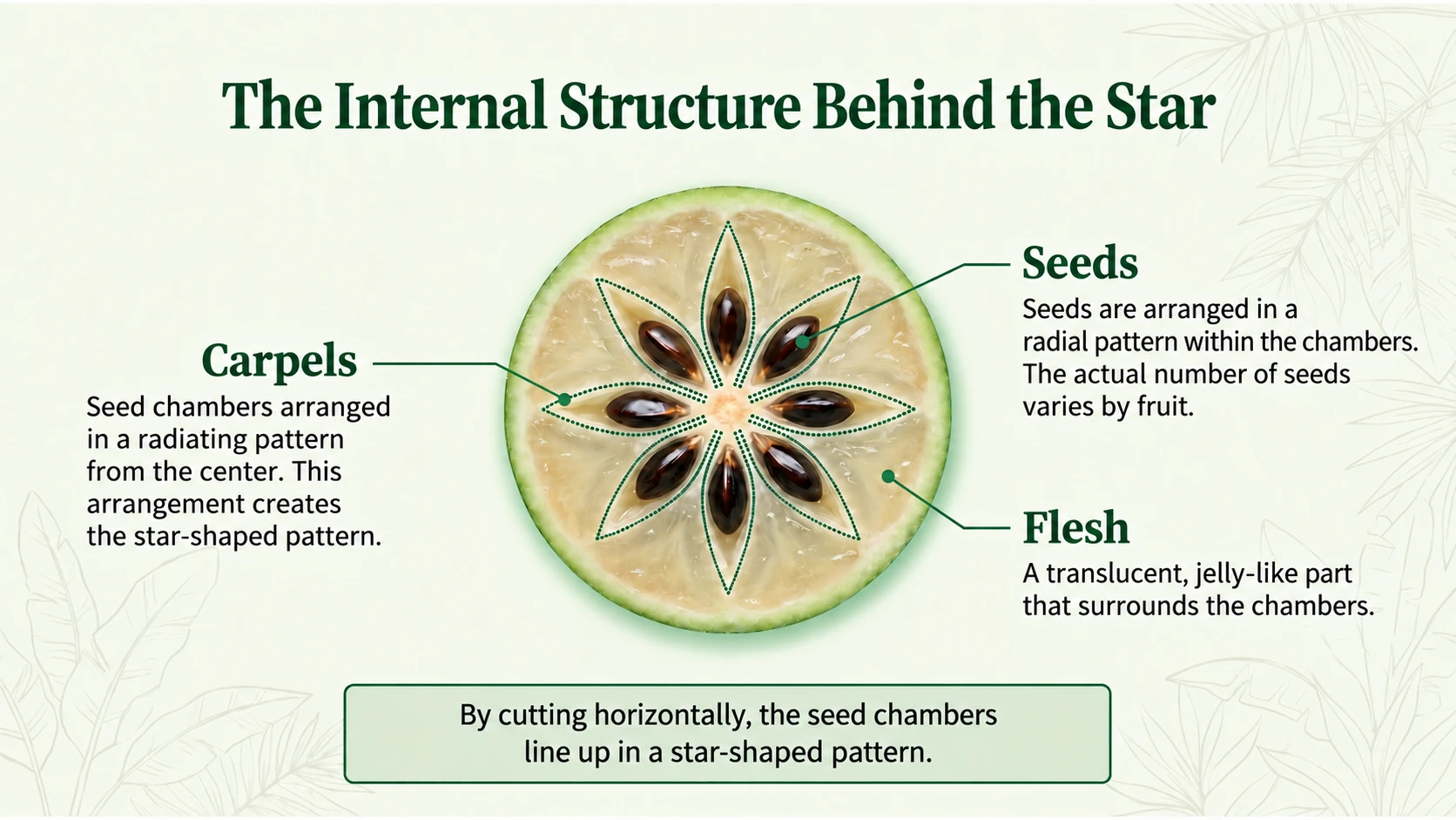 Seed chambers and the star-shaped cross section