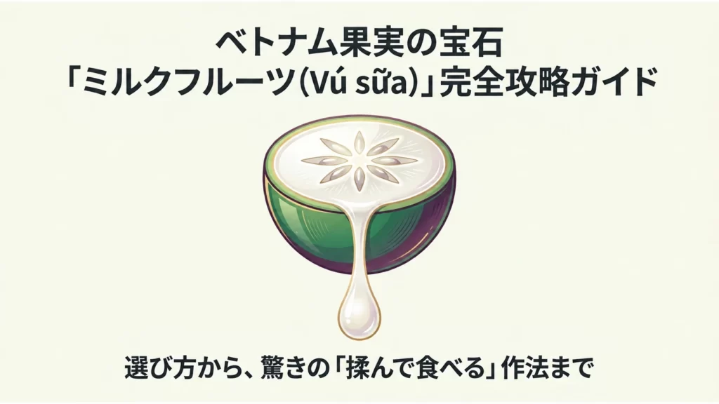 ミルクフルーツの食べ方ガイド