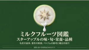 ミルクフルーツのボタニカル・ファイル