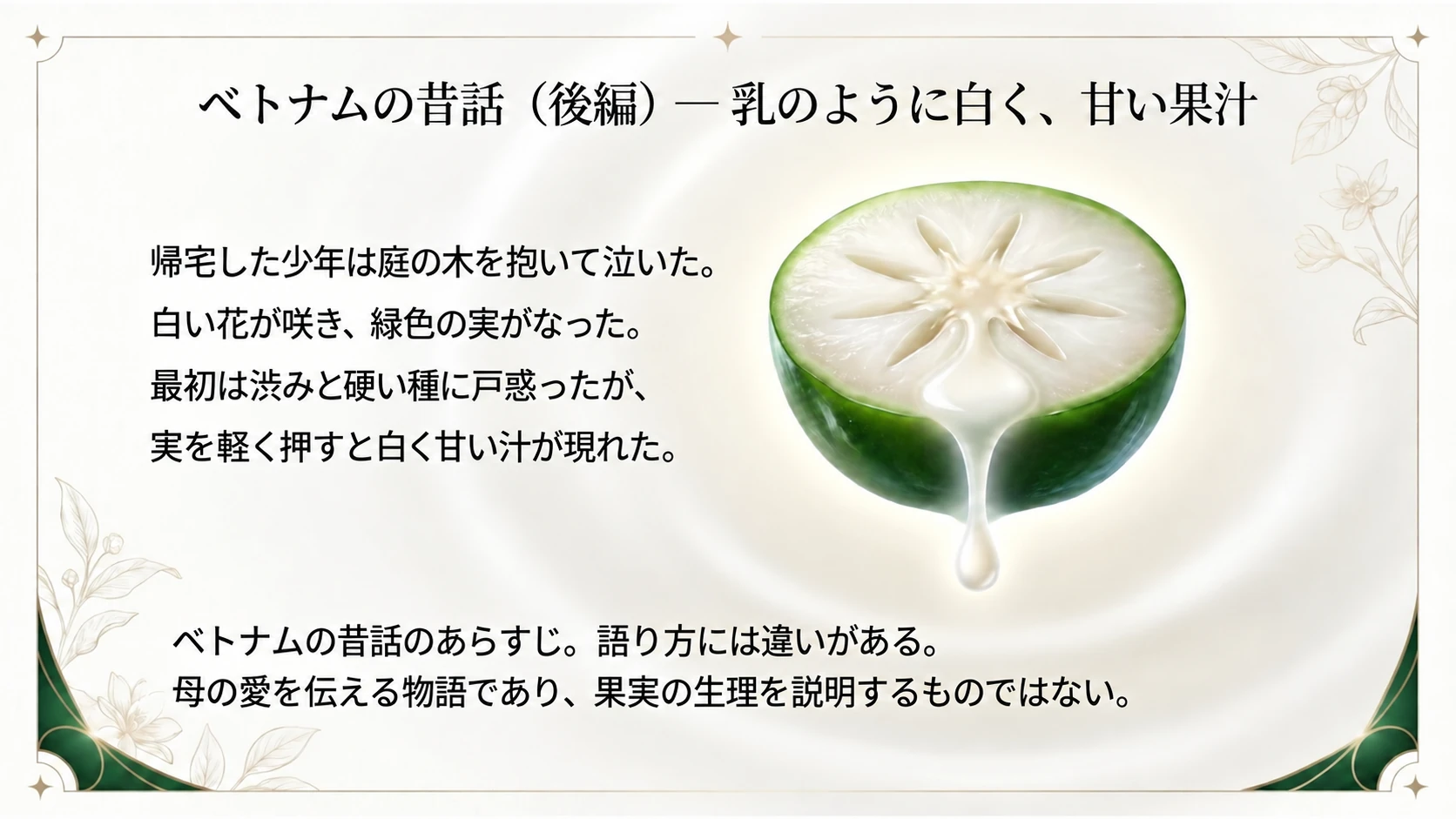 母と子の昔話・後編