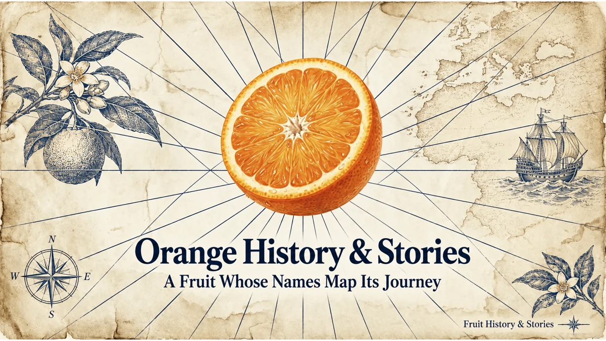 Orange History and Stories: Names, Trade and a Journey Around the World