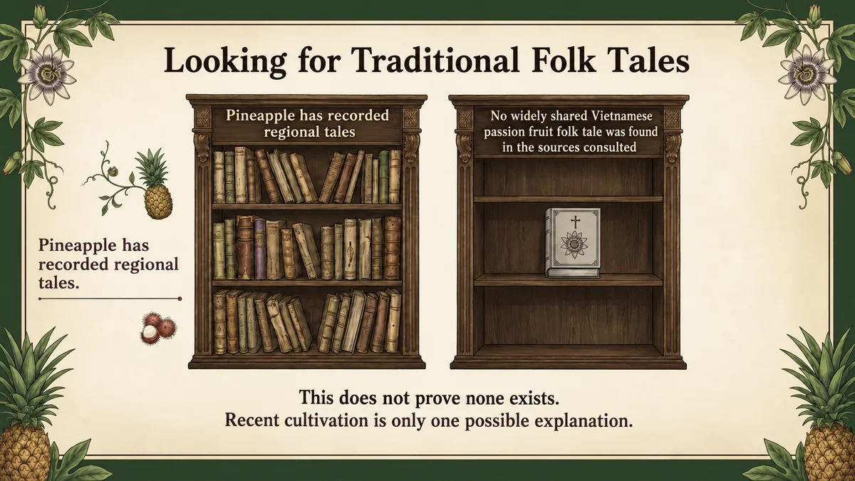 Local folk tales and religious interpretations are different kinds of plant stories.