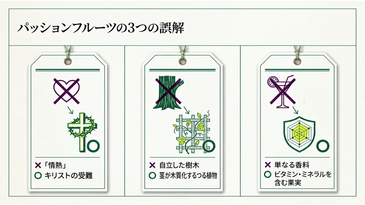 多くの人が誤解している、パッションフルーツの正体。