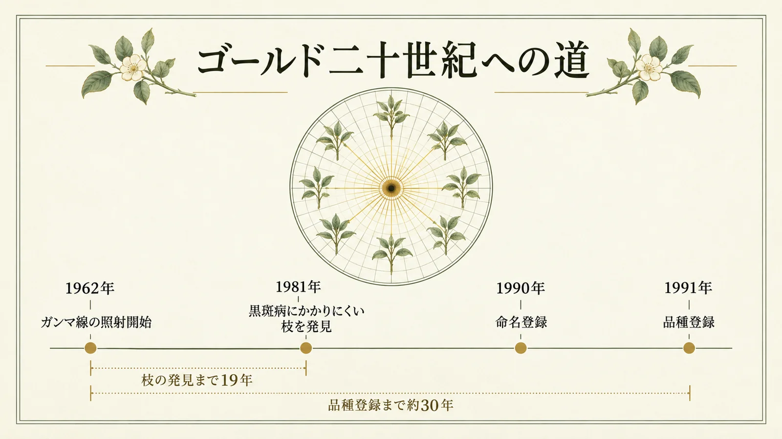 ゴールド二十世紀への道