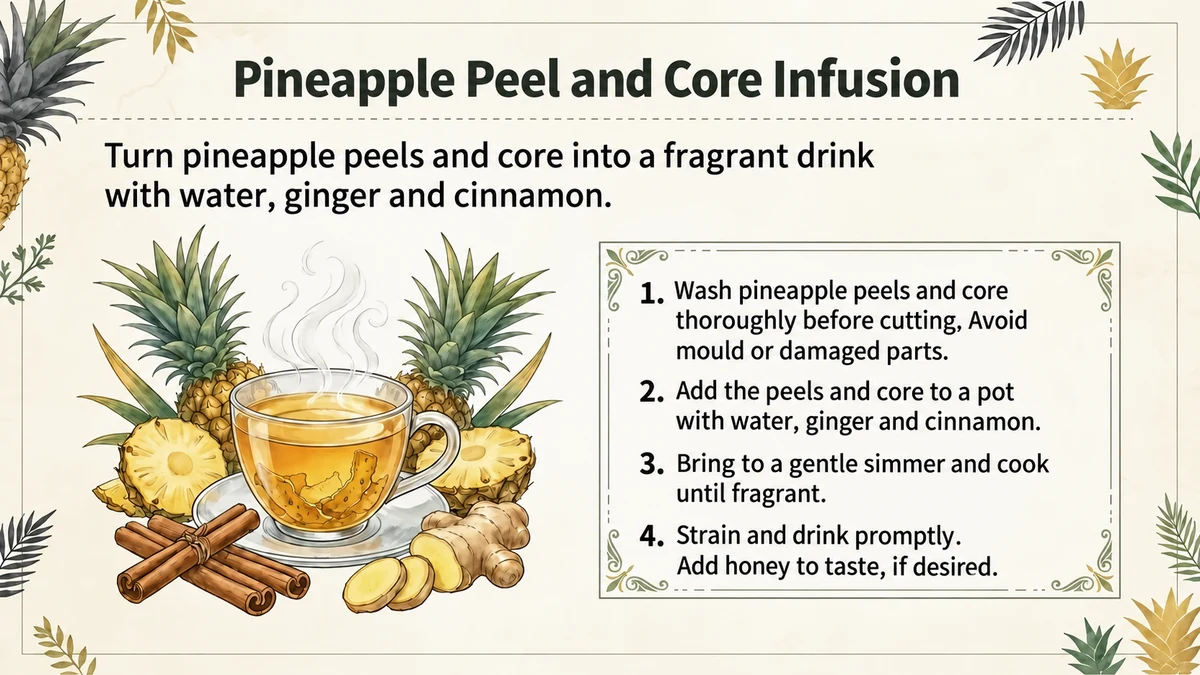 A peel and core infusion.