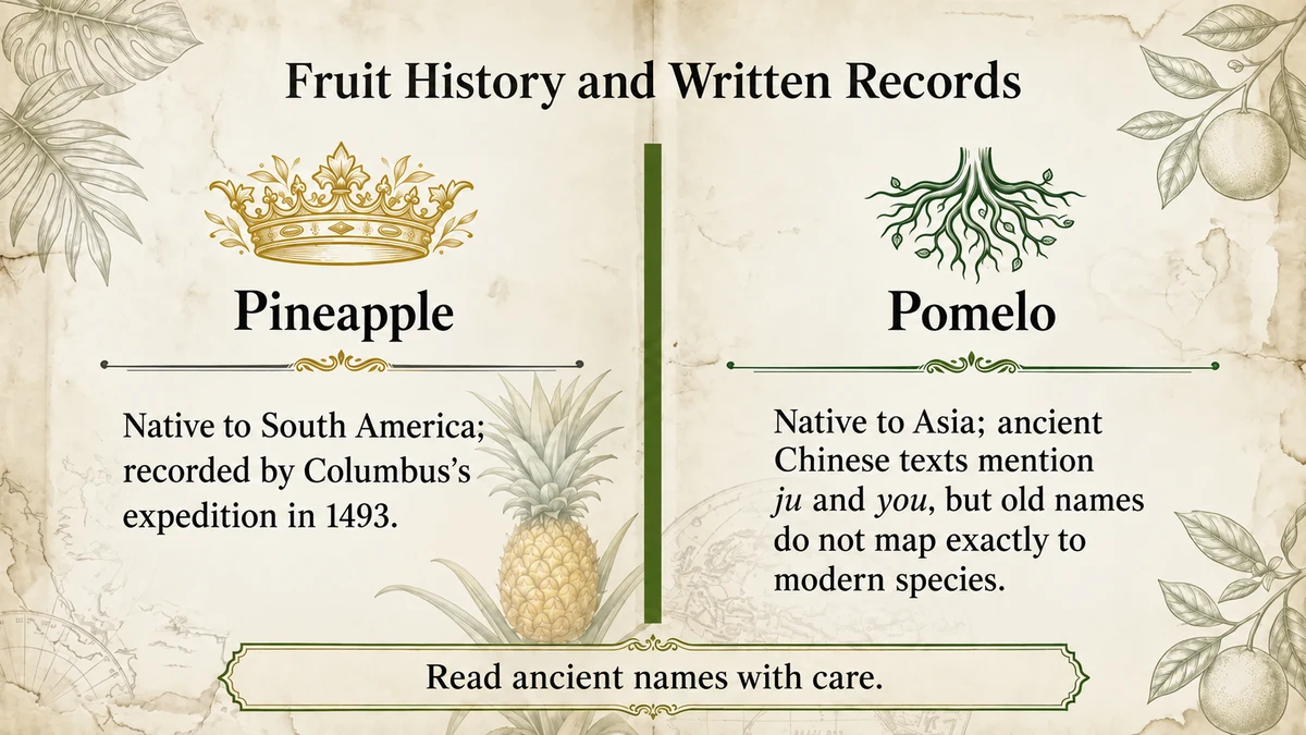 Ancient plant names should be read cautiously alongside modern botanical classifications.