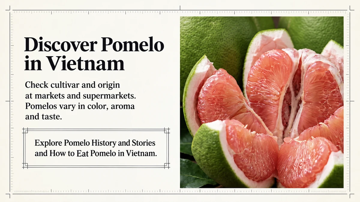 Pomelo connects regional cultivars with local food cultures.