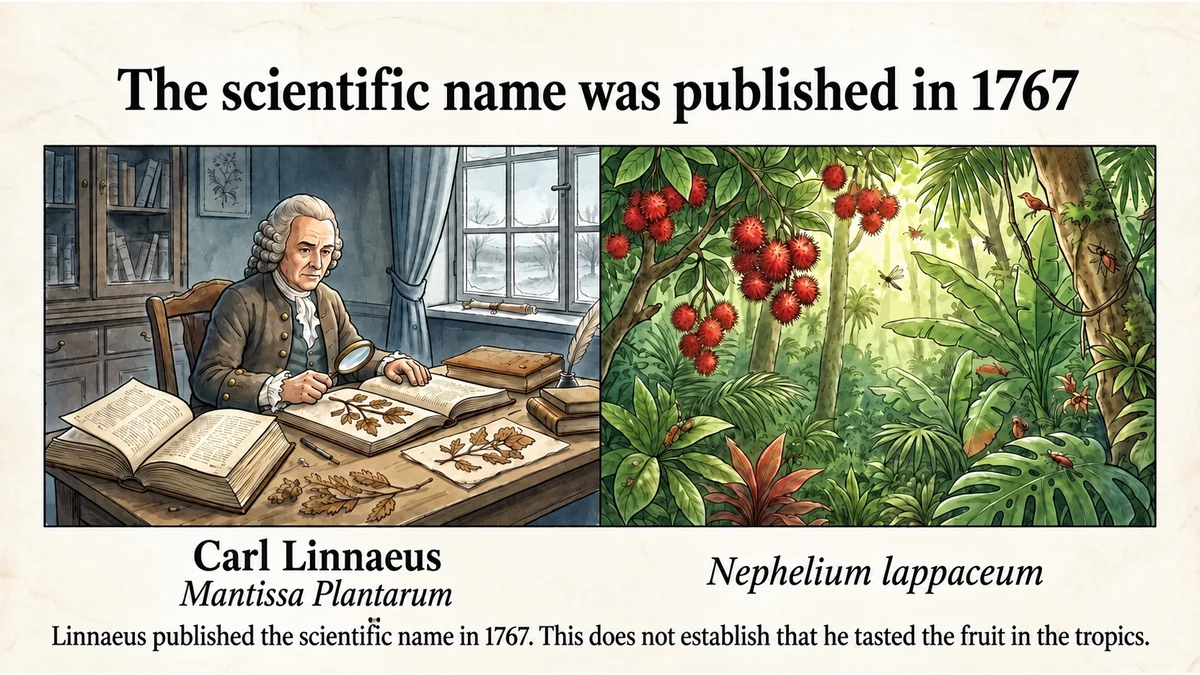 Linnaeus published the scientific name in 1767.