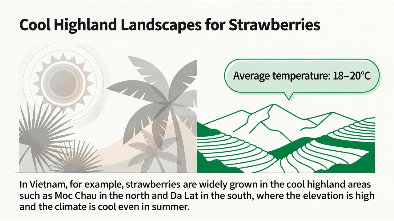 Cool highlands make strawberry production possible in parts of Vietnam