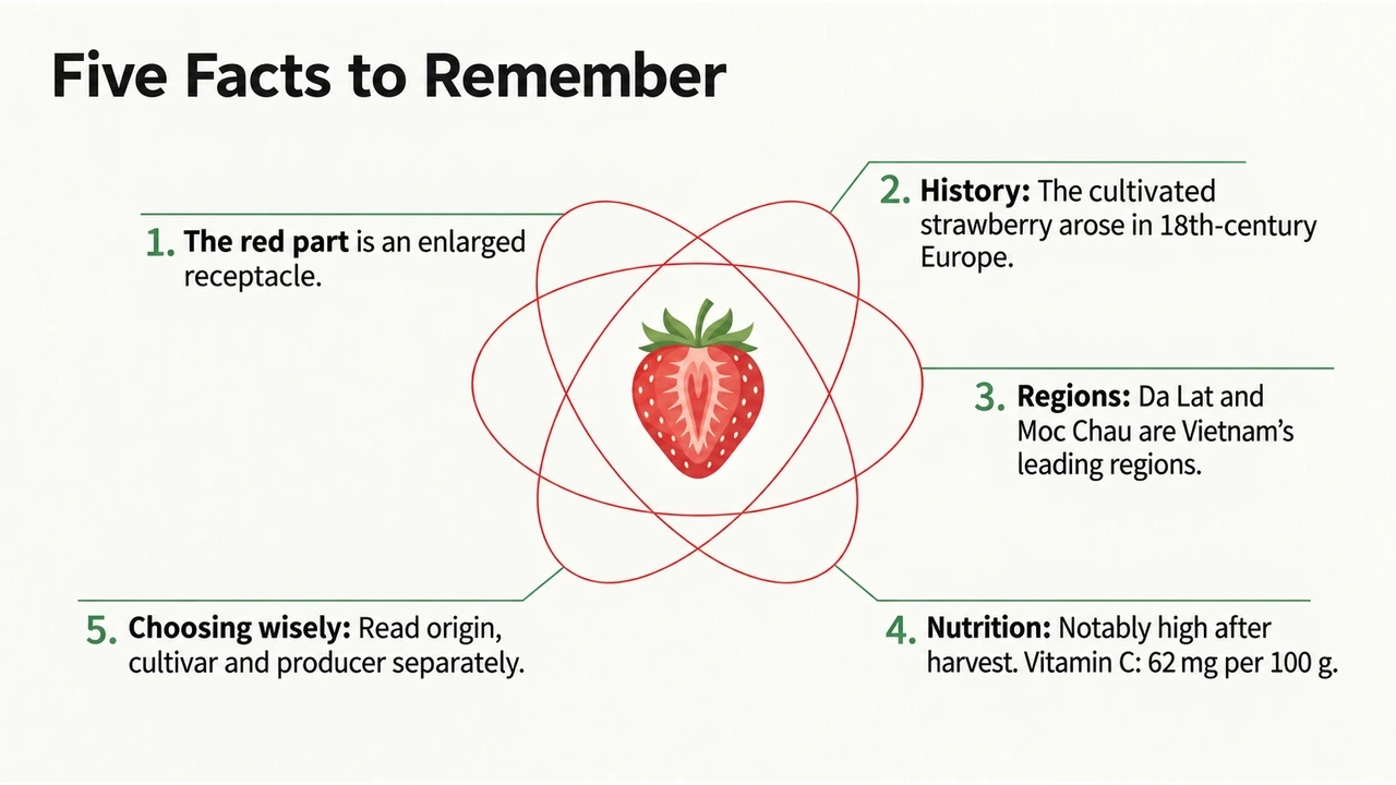 Five points covering structure, origins, Vietnamese regions, nutrition and label reading