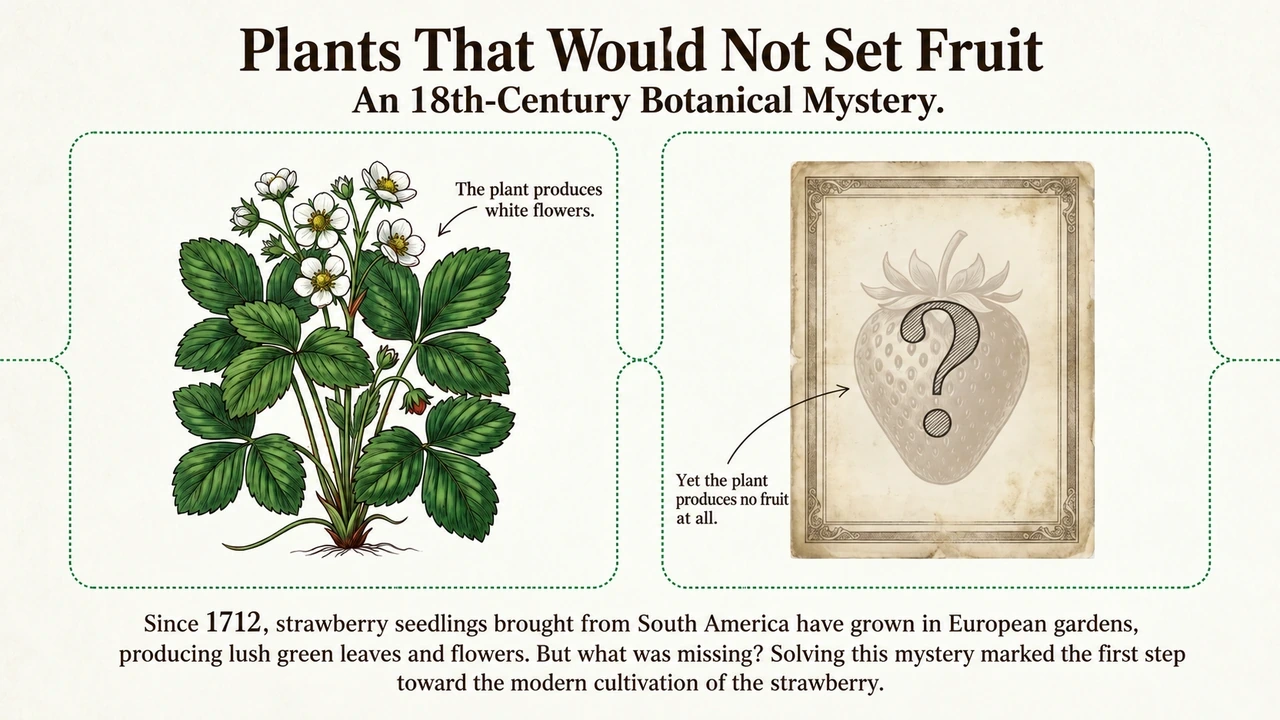 The puzzle of strawberry plants that flowered but produced little fruit
