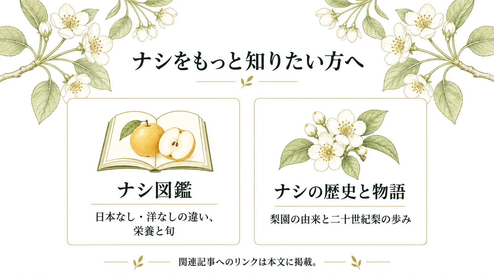 ナシをもっと知りたい方へ